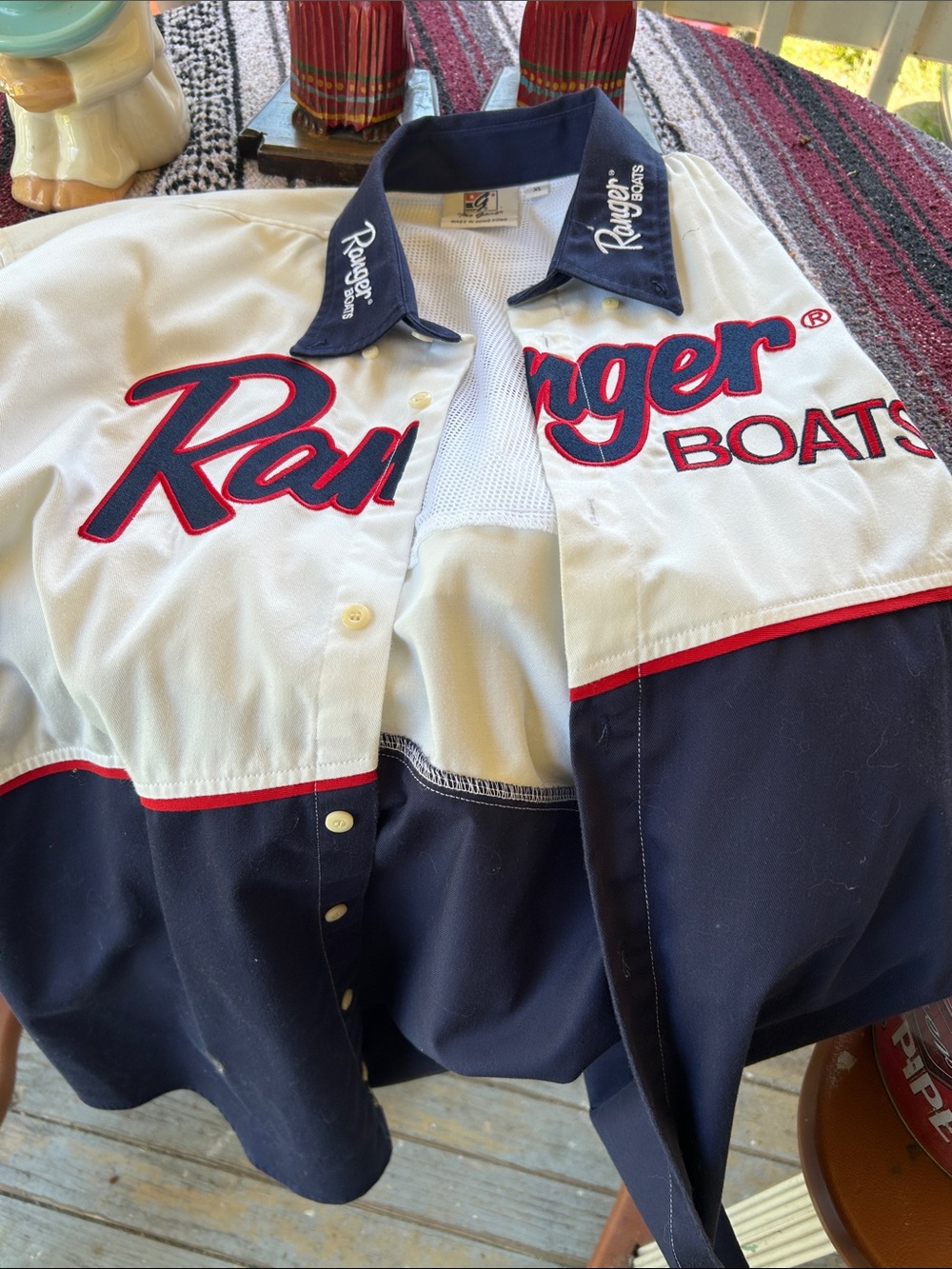 Vintage ranger boats button down